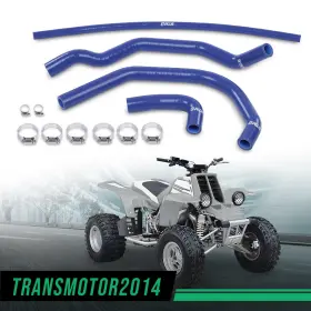 Tra128813 Transmotor2014 Fit For 1987-2006 Yamaha Yfz350 Banshee Silicone Radiator Hoses Kit Blue New