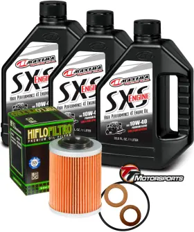 Tt Motorsports 851211002549 Cfmoto Zforce/uforce Sxs Oil Change Kit 10w-40 Maxima Without -ring Filter Washe