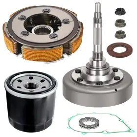 Tuntrol Am-21 Wet Clutch Kit For Atv Utv Hisun 500 700 Bennche Bighorn Massimo Qlink Coleman