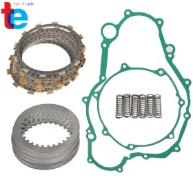 Turitrade Tr46568 Clutch Friction Plates And Gasket Kit For Yamaha Yfz450 Yfz 450 2004-2009