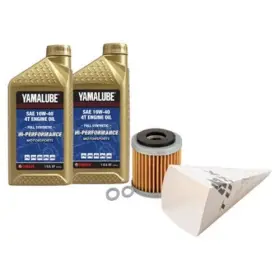 Tusk 152-986-0345 4-stroke Oil Change Kit Yamalube Hi-perf. Synthetic 10w-40 1529860345