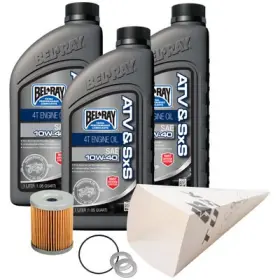 Tusk 152-986-0396 4-stroke Oil Change Kit Bel-ray Atv And Sxs Trail 10w-40 For Cfmoto Zforce