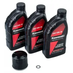 Tusk 1529860038 4-stroke Oil Change Kit Kawasaki 10w-40