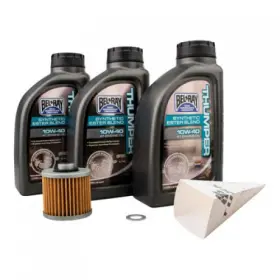 Tusk 1529860047 4-stroke Oil Change Kit Bel-ray Thumper Synthetic Blend 10w-40