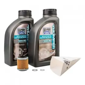 Tusk 1529860049 4-stroke Oil Change Kit Bel-ray Thumper Synthetic Blend 10w-40