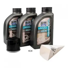 Tusk 1529860061 4-stroke Oil Change Kit Bel-ray Thumper Synthetic Blend 10w-40