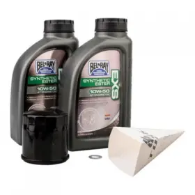 Tusk 1529860065 4-stroke Oil Change Kit Bel-ray Exs Synthetic Ester 10w-50