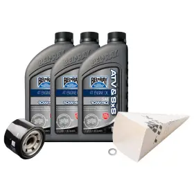 Tusk 1529860151 Oil Change Kit Bel-ray Atv And Sxs Trail 10w-40 For Yamaha