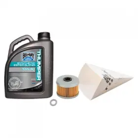 Tusk 1529860197 4-stroke Oil Change Kit Bel-ray Thumper Synthetic Blend 10w-40