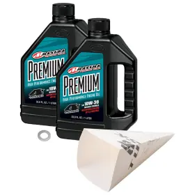 Tusk 1529860370 4-stroke Oil Change Kit Maxima Premium 10w-30 For Honda Crf110f 2013-2025
