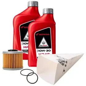 Tusk 1529860384 4-stroke Oil Change Kit Pro-honda Hp4s Full Synthetic 10w-30