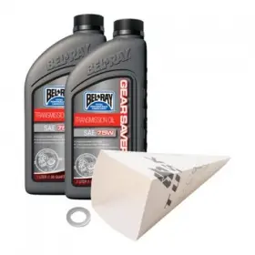 Tusk 1560110044 2-stroke Transmission Oil Change Kit Bel-ray Gear Saver 75w