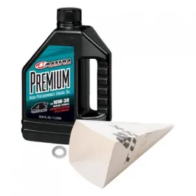 Tusk 1560110050 2-stroke Transmission Oil Change Kit Maxima Premium 10w-30