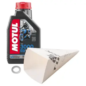 Tusk 15601101055b72-8ada07 2-stroke Transmission Oil Change Kit Motul 3000 10w-40 For Beta 250