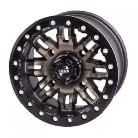Tusk 185-279-0018 4/156 Teton Beadlock Wheel 14x7 5.0 2.0 Smoke/black