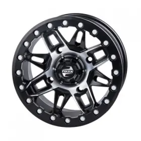 185-280-0015 Tusk 4/137 Wasatch Beadlock Wheel 15x7 5.0 2.0 Machined/black