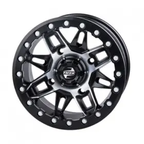 Tusk 185-280-0016 4/156 Wasatch Beadlock Wheel 15x7 5.0 2.0 Machined/black