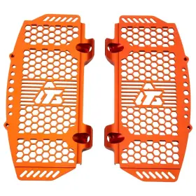 Tusk 200-071-0002d386-a69f72 Billet Radiator Guards Orange For Husqvarna Fc 450 Rockstar Edition 2018-24