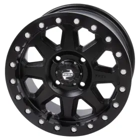 201-207-00036672-903e6a Tusk 4/137 Uinta Beadlock Wheel 14x7 5.0 2.0 Matte Black For Can-am Commander