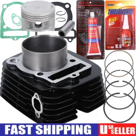 Twom Aoo37ya06501zb Fit For Yamaha Warrior 350 Yfm350x 1987 - 2004 Cylinder Head Gaskets Kit Piston