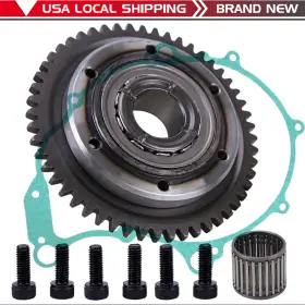 Twom Bo68ya13802-a For Yamaha Yfm660r Raptor 660r 2001-2003 Gear With Gasket Starter Clutch Sprag