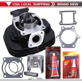 Twom Malla037ooo418p-a Cylinder Piston Gasket Ring Top End Rebuild Kit For Yamaha Blaster 200 1988-2006