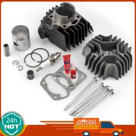Twom Malla0oo37suoo91ooo6zb For Suzuki Jr50 1978-2006 50cc Motor Cylinder Piston Gasket Head Top End Kit New