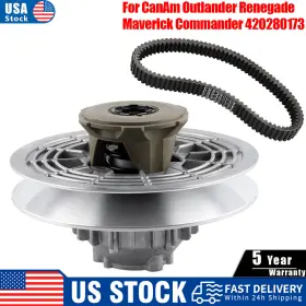 Un 420220913 Secondary Clutch -with Belt For Bombardier Can-am Outlander Commander Maverick