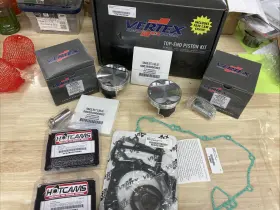 Vertex Pistons Vtktc23909b High Comp. Top End Piston Kit 84.96mm 11.5 1 Kawasaki Brute Force 750 Ter