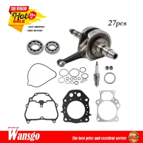 Wansgo Wg3806124 13100-hr3-a40 For Honda Trx500 Te Tm Fe Fm Lower End Engine Crank Rebuild Kit