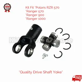 Wfyb 3235402 Front Drive Shaft Yoke U-joint Kit For Polaris Rzr 570 Ranger 900 1000 New