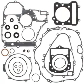 2140-w144858-atv Winderosa Vertex Gasket Set With Oil Seals For 1989-2004 Kawasaki Klf300 Bayou 4x4 Atv