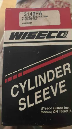 Wiseco 3149fa Suzuki Lt500r Liner/sleeve