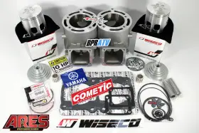 Wiseco Athena Style Cometic Bpratv Yamaha Banshee Athena 421 A-ban68lrc 421cc Ares 68mm Cylinders Pistons Ported Top End Kit