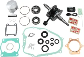 Wiseco Piston Pwr105-665 Complete Engine Rebuild Kit 0.5mm 66.5mm For Yamaha Yfs200 Blaster 88-06