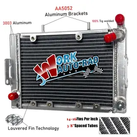 22904t Work Aluminum Radiator Assy For Linhai 260cc 300cc Atv Quad Lh260 Lh300 300