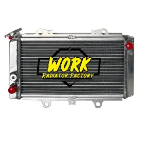 Work A1316y-1-us Aluminum Radiator For 2002-2008 Yamaha Grizzly 660 Yfm660 2004 2005 2006 2007