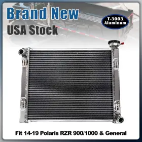 Work Radiator-224 Cooling Radiator Fit Polaris General 1000 Rzr 900 Xp Xp4 2/4 Eps 2014-2020