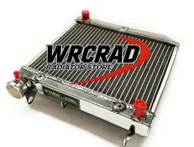 Wrcrad 054y Atv Aluminum Radiator For 2004-2009 Honda Trx450r Trx450er 2005 2006 07 Polished