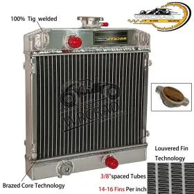 Wrcrad 450 500 550 650 700 4x4 0413-184 Radiator Fit 2003-2012 2005 Arctic Cat Prowler Trv