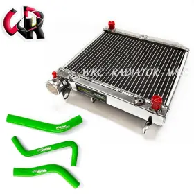 Wrcrad Radiator-054 Fits Honda Trx450r Trx450 Er Radiator And Green Hose 2004-2009 2005 2006 2007 2008