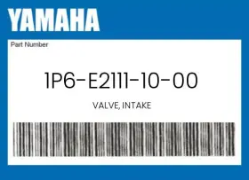 Yamaha 1p6-e2111-10-00 Genuine Valve Intake -