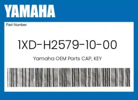 1xd-h2579-10-00 Yamaha Genuine Cap Key -