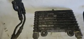Yamaha 1yw-13470-00-00 1987-1996 Big Bear 350 Oil Cooler With Lines Used Good Condition