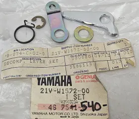 Yamaha 21v-w1572-00 New Genuine Ytm 200 Tri-moto Trike Decompression Lever Set Oem 21v-w1572