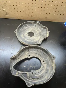 2hr-25715-01-00 Yamaha 1992 Big Bear 350 Yfm350 Rear Brake Rotor Disc Cover Guard Shield #1452