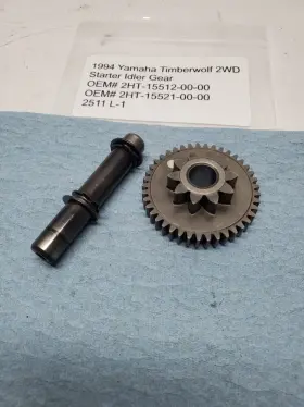 Yamaha 2ht-15521-00-00 1994 Timberwolf 2wd Starter Idler Gear 2ht-15512-00-00