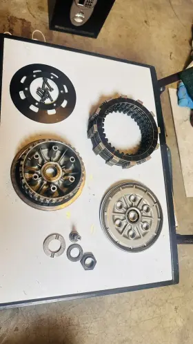 Yamaha 3d8-16370-00-00 08-2013 V Star 1300 Stryker Tourer Clutch Boss And Brand New Oem Plates