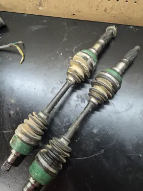 Yamaha 3hn-2510j-00-00 1992 Big Bear 350 Yfm350 Set Pair Of Front Cv Axles Joints Good Oem #1422