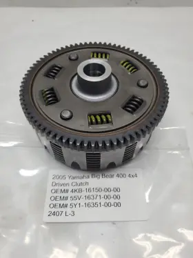 Yamaha 4kb-16150-00-00 2005 Big Bear 400 4x4 Driven Clutch Oem#4kb-16150-00-00 2407 L-3